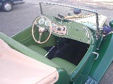 MG TD Interior