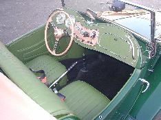 MG TD Interior