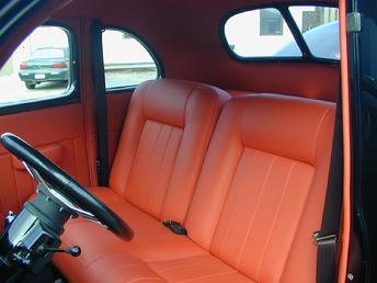 40 Ford leather interior