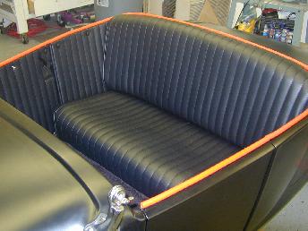 40 Ford leather interior