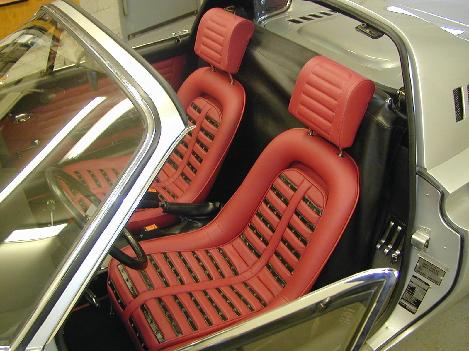 Ferrari leather interior