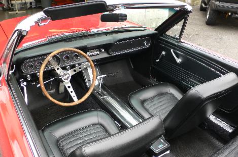 Mustang leather interior